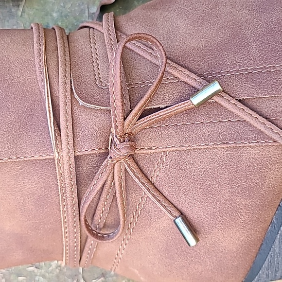 Limelight brown faux leather booties - Picture 2 of 4